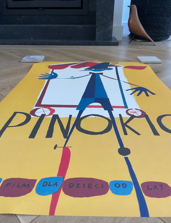 Image 1 of K. Mann (1910-1975), Pinocchio (1962), C.500, affiche nr. 41, officiële gelimiteerde editie