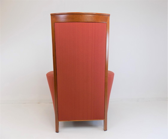 Image 1 of Giorgetti door Umberto Asnago New Gallery Fauteuil + Ottoman