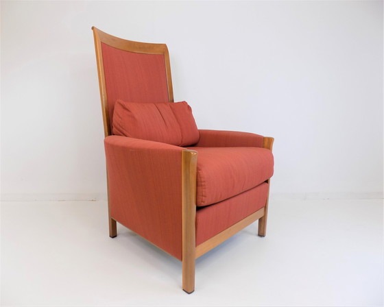 Image 1 of Giorgetti door Umberto Asnago New Gallery Fauteuil + Ottoman