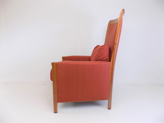 Image 1 of Giorgetti door Umberto Asnago New Gallery Fauteuil + Ottoman