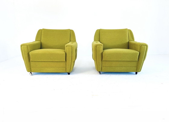 Image 1 of Set van 2 vintage armfauteuils