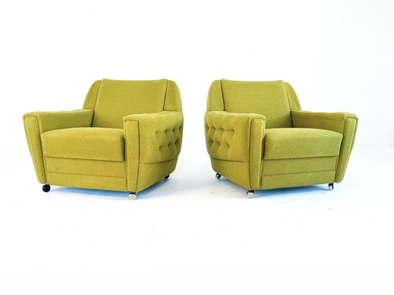 Image 1 of Set van 2 vintage armfauteuils