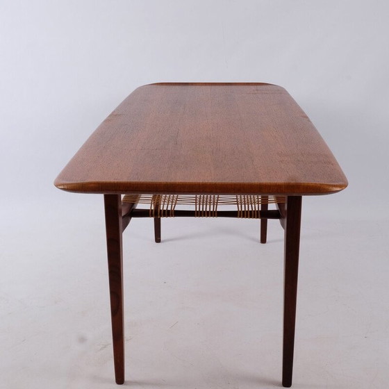 Image 1 of Vintage teakhouten salontafel, Denemarken 1960