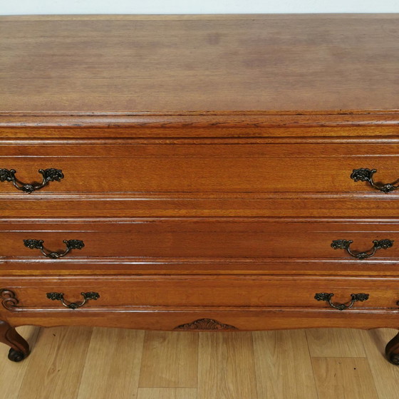 Image 1 of Vintage Queen Ann Ladekastje, Commode Dressoir Ladekast, Badkamermeubel