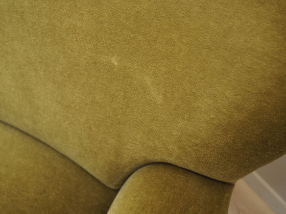 Image 1 of Groene velours sofa, Deens ontwerp, 1960S, Productie: Denemarken