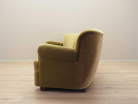 Image 1 of Groene velours sofa, Deens ontwerp, 1960S, Productie: Denemarken