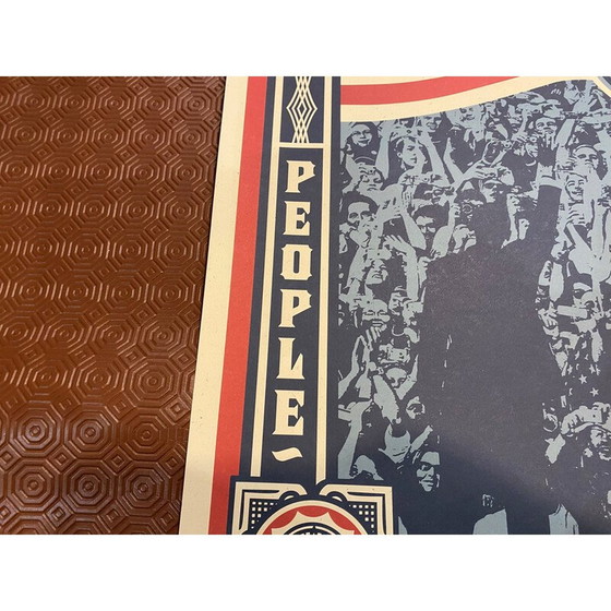 Image 1 of Vintage poster van president Barack Obama door Shepard Fairey, 2008