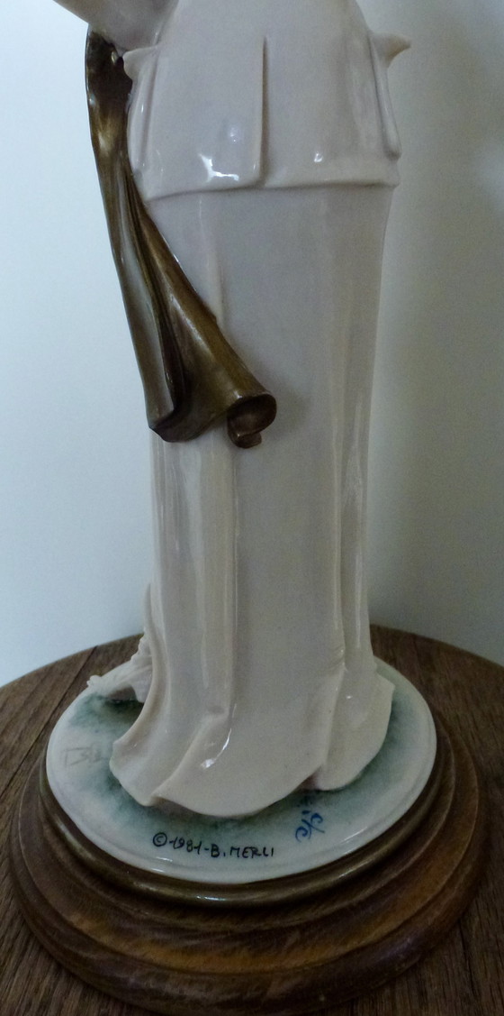 Image 1 of Capodimonte - Bruno Merli - Dame In Uitgaanskledij - 33 Cm - 1981