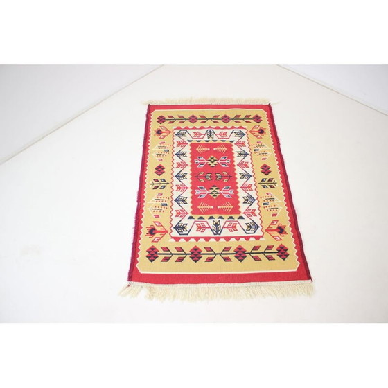 Image 1 of Vintage omkeerbaar wollen vloerkleed, 1960