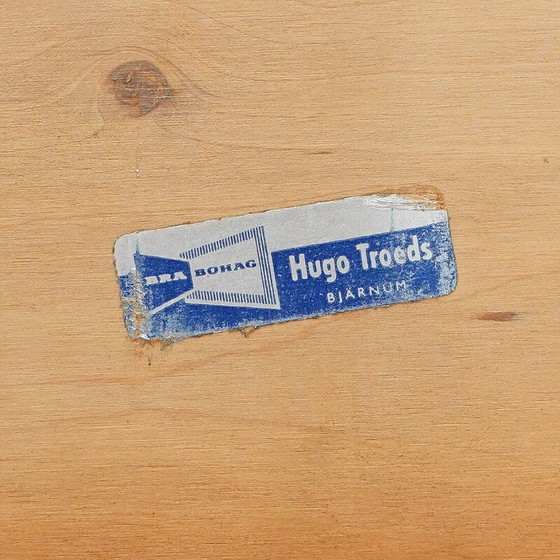 Image 1 of Vintage "Malta" uitschuifbare teakhouten eettafel door Hugo Troeds, Zweden 1960