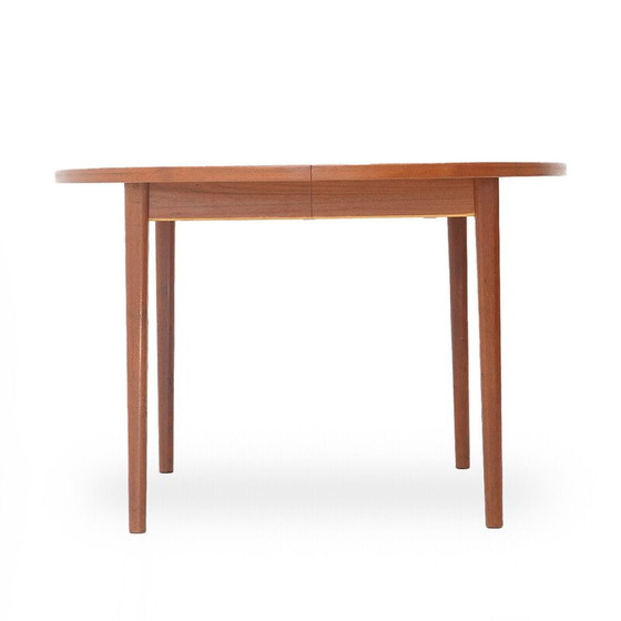 Image 1 of Vintage "Malta" uitschuifbare teakhouten eettafel door Hugo Troeds, Zweden 1960