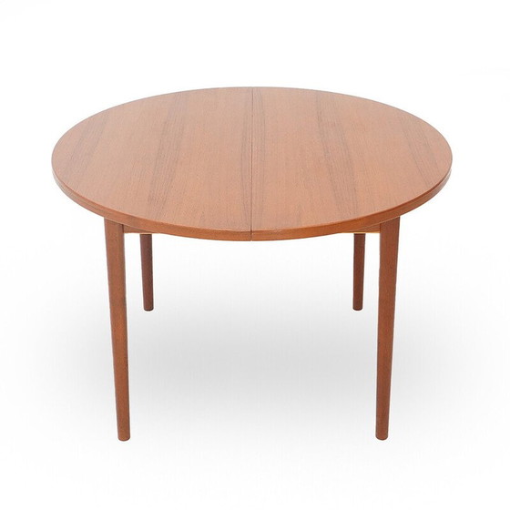 Image 1 of Vintage "Malta" uitschuifbare teakhouten eettafel door Hugo Troeds, Zweden 1960