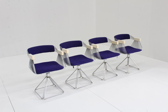 Image 1 of 4 X Rudi Verelst Delta Eetkamer Stoelen Novalux