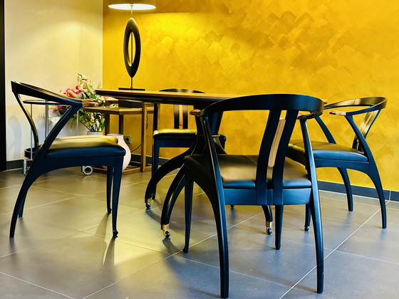 Image 1 of Giorgetti Progetti 63330 Centro Ricerche Stoelen 4 Stuks Set