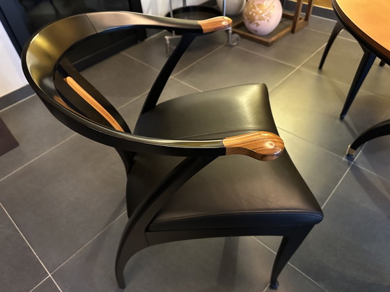 Image 1 of Giorgetti Progetti 63330 Centro Ricerche Stoelen 4 Stuks Set