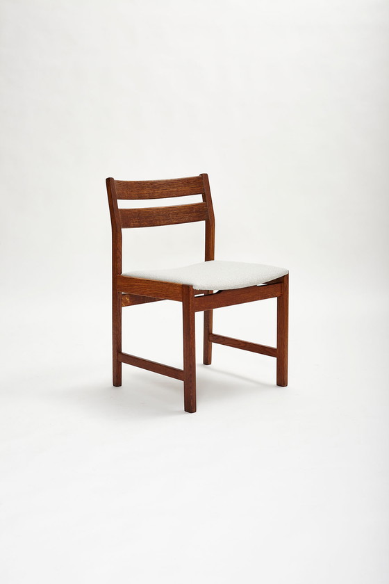 Image 1 of Set van vier eetkamerstoelen, ontworpen door Kurt Østervig voor KP Møbler, Denemarken, jaren 1960.