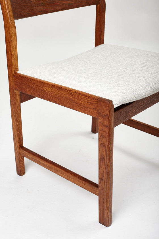 Image 1 of Set van vier eetkamerstoelen, ontworpen door Kurt Østervig voor KP Møbler, Denemarken, jaren 1960.