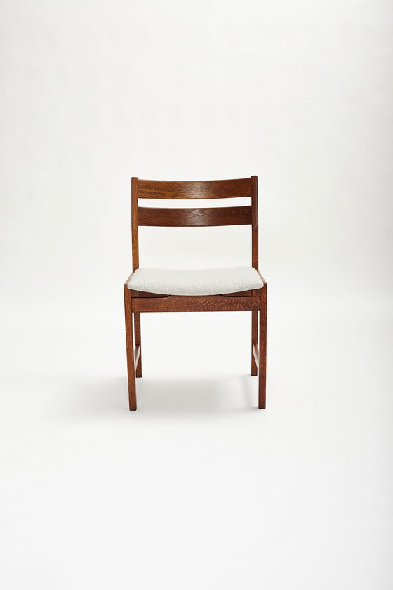 Image 1 of Set van vier eetkamerstoelen, ontworpen door Kurt Østervig voor KP Møbler, Denemarken, jaren 1960.