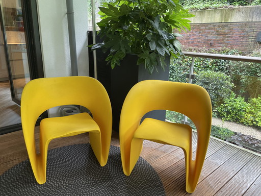 2x Magis Raviolo design stoelen