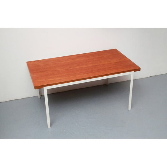 Image 1 of Vintage salontafel in teak en metaal, jaren 1960