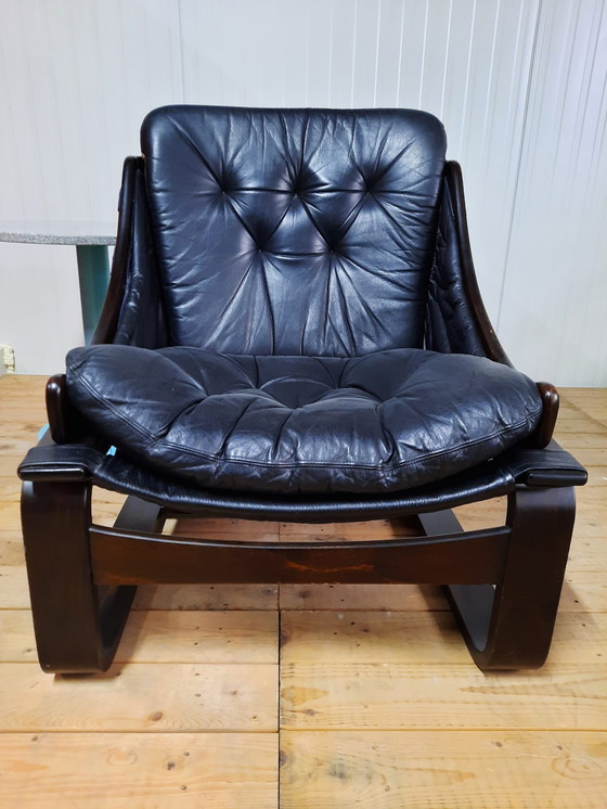 Image 1 of Nelo Möbel ‘Kroken’ fauteuil van Åke Fribytter