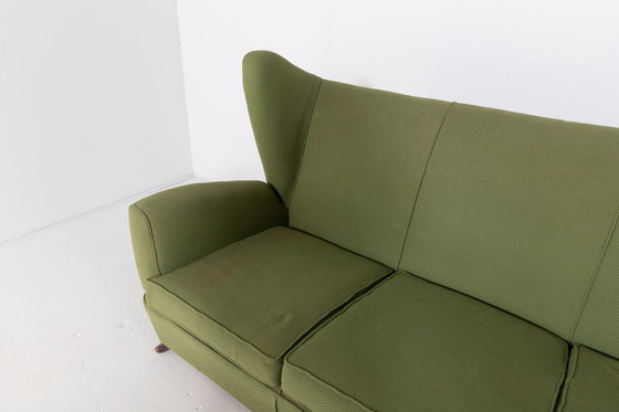 Image 1 of Mid Century Moderne vleugel sofa van Paolo Buffa, jaren 1950 Italië