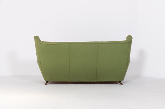 Image 1 of Mid Century Moderne vleugel sofa van Paolo Buffa, jaren 1950 Italië