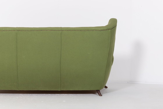 Image 1 of Mid Century Moderne vleugel sofa van Paolo Buffa, jaren 1950 Italië