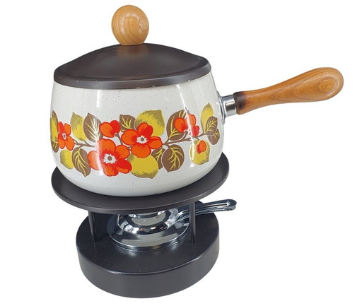 2154 Vintage Fonduepan Fonduestel Fondueset