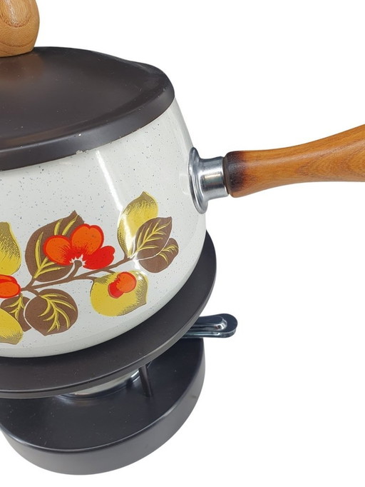 2154 Vintage Fonduepan Fonduestel Fondueset