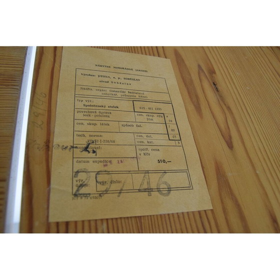 Image 1 of Mid-century salontafel van Jitona Company, Tsjecho-Slowakije 1970