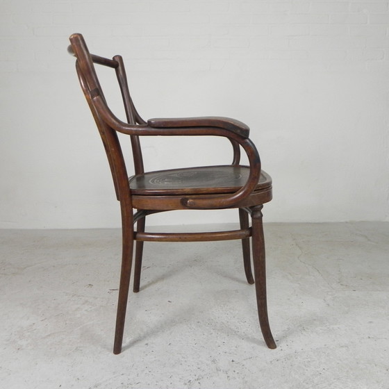 Image 1 of Beuken Fauteuil Met Armleuningen In Thonet Stijl, Jaren 20