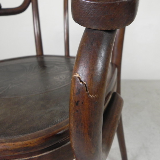 Image 1 of Beuken Fauteuil Met Armleuningen In Thonet Stijl, Jaren 20