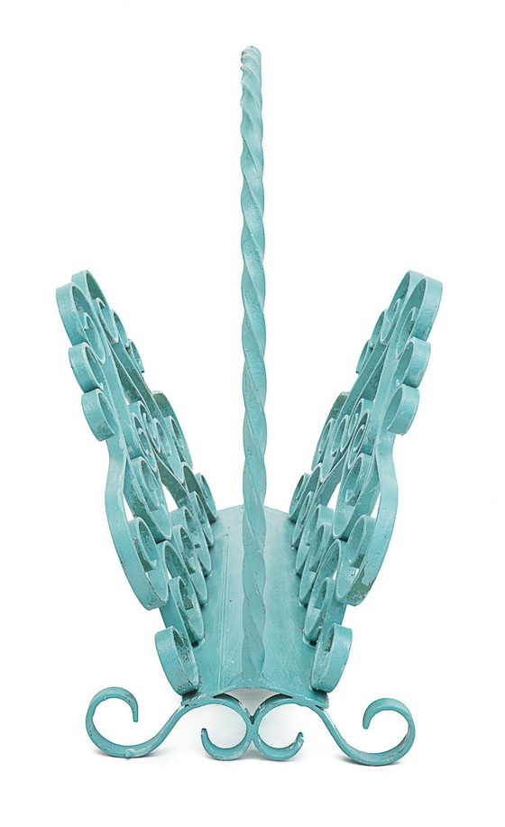 Image 1 of Smeedijzeren tijdschriftenrek, 1950