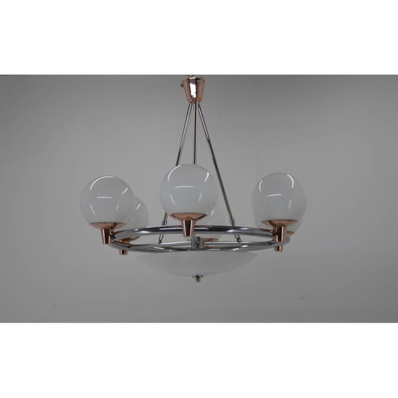 Image 1 of Vintage Art Deco kroonluchter, jaren 1930