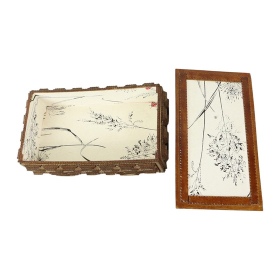 Image 1 of Grote Tramp Art Doos
