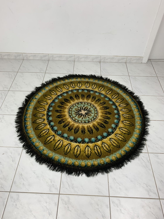 Image 1 of Vintage Rond Boho Chic Tapijt