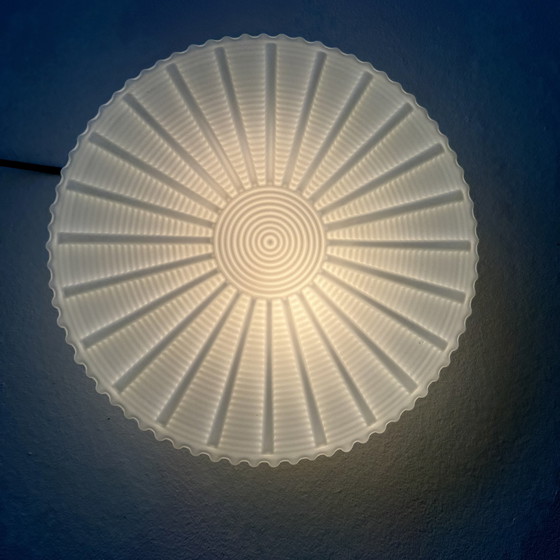 Image 1 of Antieke Vintage Opaline Wandlamp