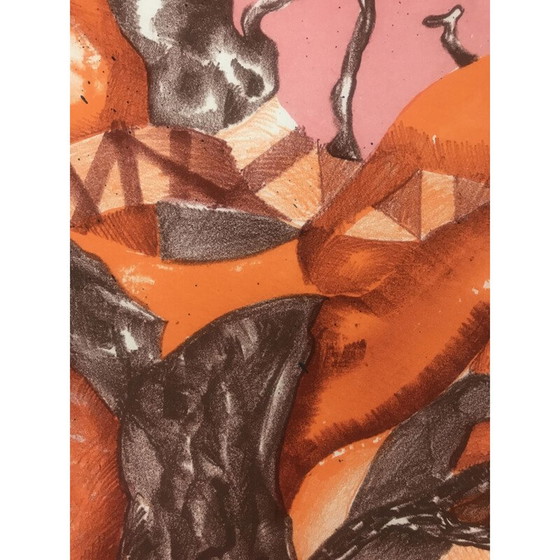 Image 1 of Lithografie vintage "De boom van de wetenschap" door Rafael Bartolozzi, 2004