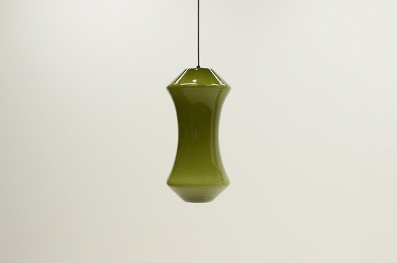 Image 1 of Set van 2 glazen hangers van Vistosi, 1970S Italië.