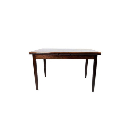 Vintage palissander uitschuifbare tafel Denemarken 1960