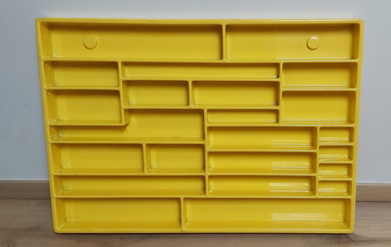 Image 1 of Space Age Design Vintage Plastic Keukenrek, 1970S