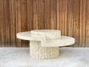 Vintage Coffeetable mactanstone, rond