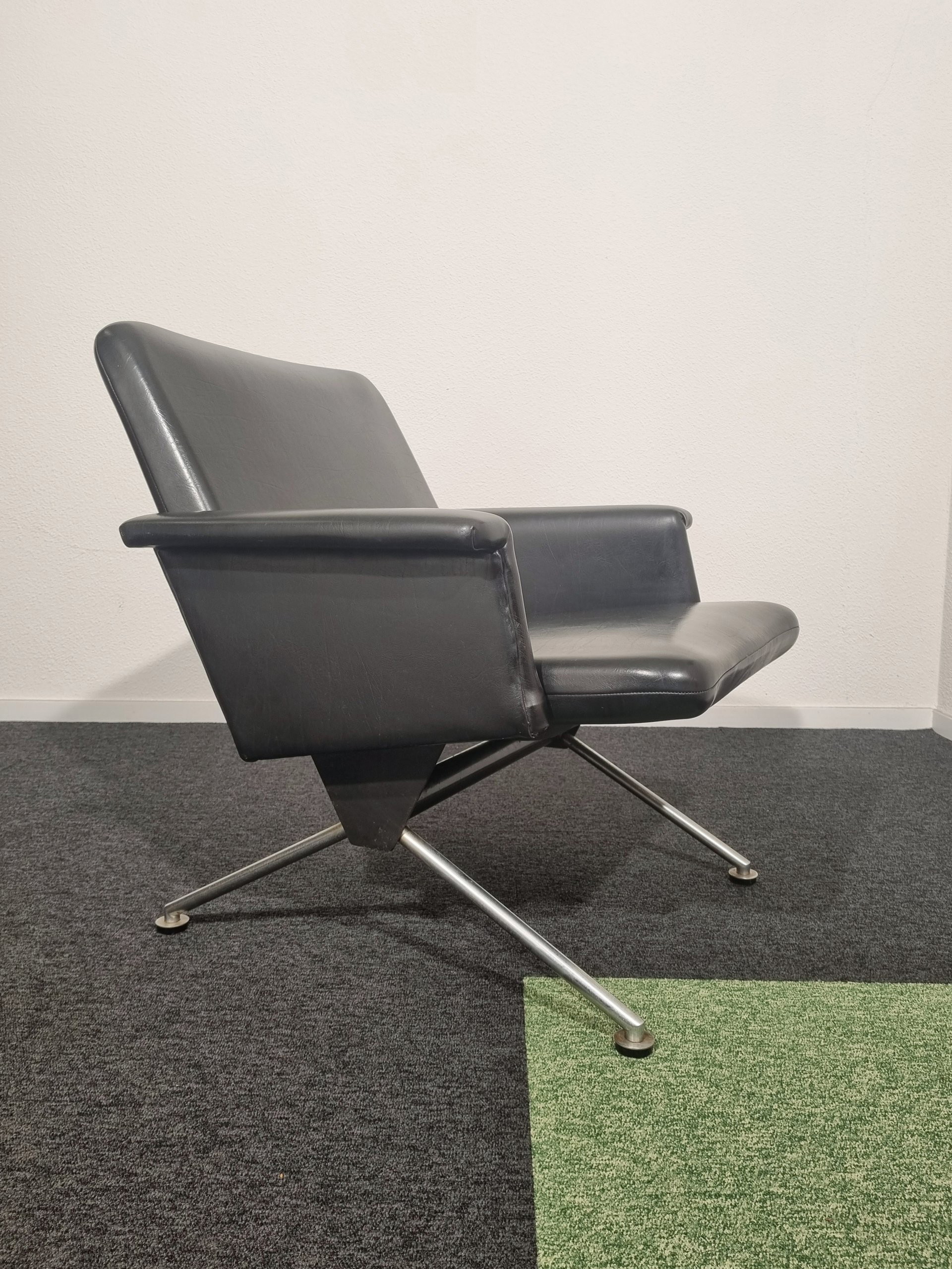 Gispen Model 1432 ラウンジチェア オランダ ミッドセンチュリー