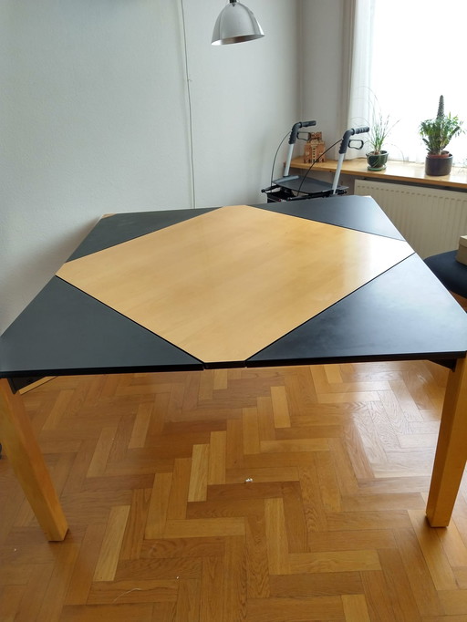 Moderne uit/inklapbare design eettafel