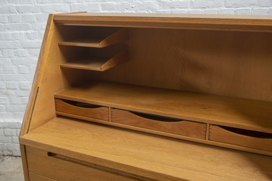 Image 1 of Kai Kristiansen Secretaire Model 63 in Eikenhout