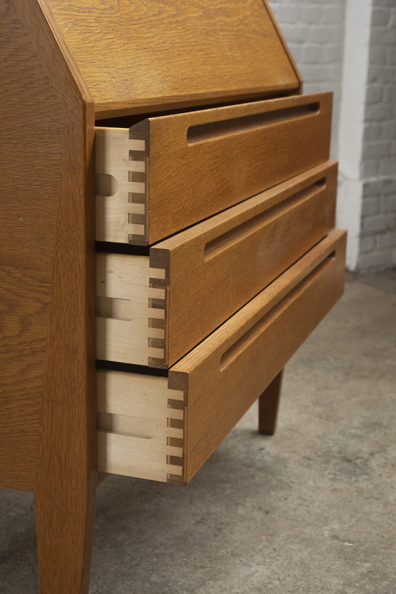 Image 1 of Kai Kristiansen Secretaire Model 63 in Eikenhout