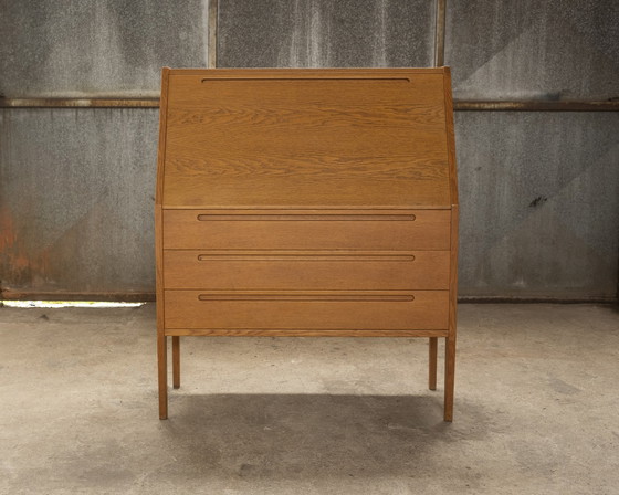 Image 1 of Kai Kristiansen Secretaire Model 63 in Eikenhout