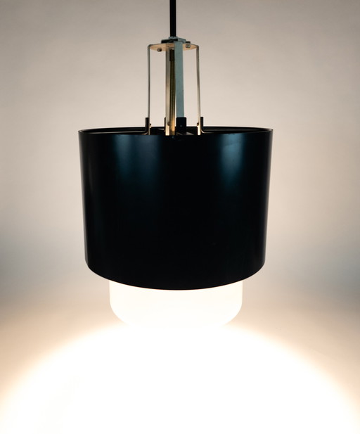 Philips - Louis Kalff - NX series - XL hanglamp - metaal - gesatineerd glas - 60's