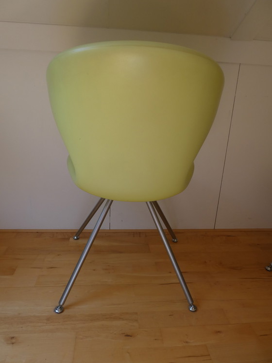 Image 1 of 4x Tonon eetkamerstoelen van Martin Ballendat.